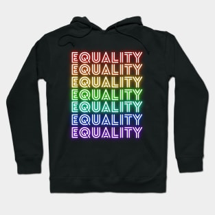 Equality - Neon Rainbow Hoodie